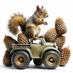 a-squirrel-driving-a-monster-truck-through-a-fores