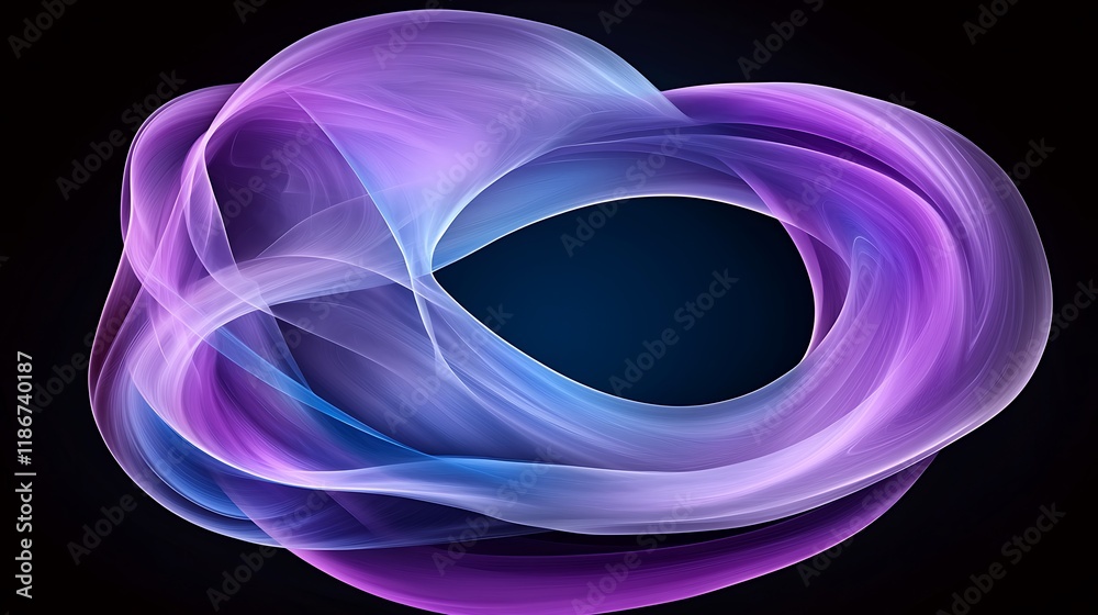Poster mesmerizing display of fractal patterns layered in dynamic swirls of colorful light, showcasing eleg