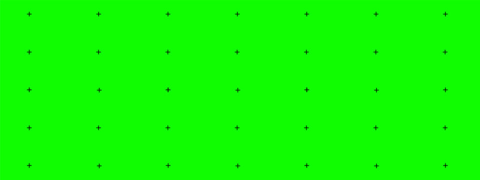 green screen background VFX motion tracking markers. Abstract concept video footage replacement tracking markers element. Vector