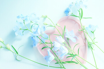 花とハート