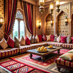 a-traditional-majlis--sitting-area--with-cushions-