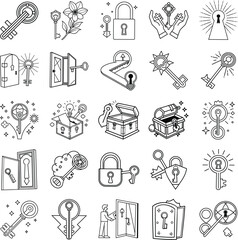 Unlocking Secrets Keys, Doors, Locks, Treasure, and Pathways