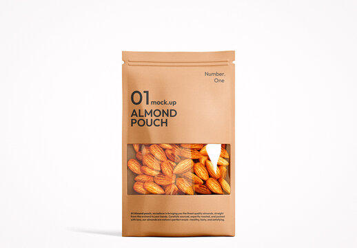 Craft Almond Pouch Mockup