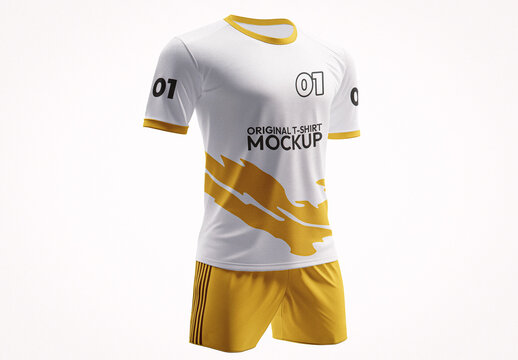 Soccer Jersey Sports Kit Mockup