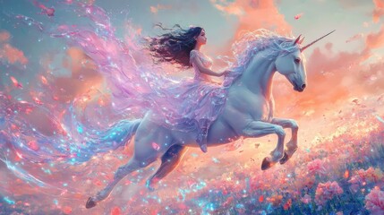 Representation of winged horse mythical creature pegasus © Arif