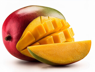 mango with slices