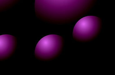 Abstract geometric background with gradient circles. Modern design template.