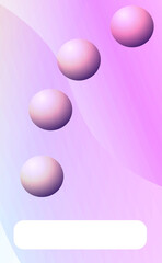 Colorful bubbles on colorful background. Abstract colorful waves, vibrant colors, art design, perfect for wallpaper