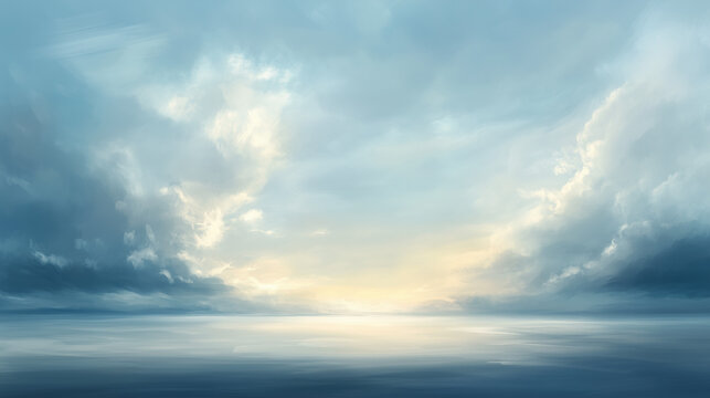 blue sky with clouds