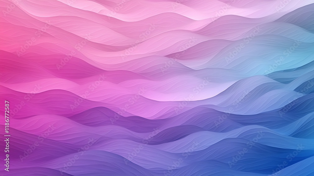 Poster abstract dynamic wave patterns intertwining in beautiful fractal art displaying a range of colors fr