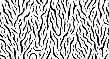 Abstract Zebra Stripes Pattern Seamless Texture