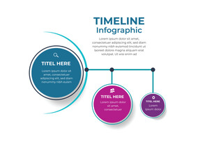 Modern Circular Round Infographic Design Template