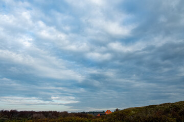 Eierland, De Cocksdorp, Texel, The Netherlands, Oktober 28th, 2024, A breathtakingly picturesque...