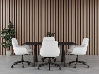 Minimalist Aesthetic Contemporary Office Meeting Room Setup Professionals