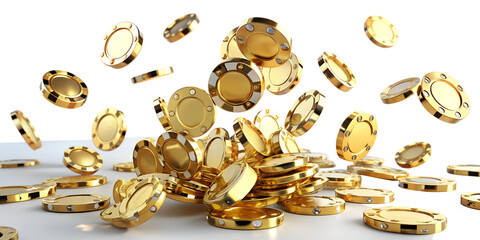 flying cassino gold coins