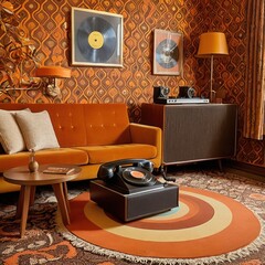 Retro Living Room 