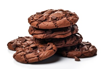 Indulge in the Richness of Double Chocolate Chip Cookies - Delicious Baked Dessert with Tempting Flavors and Traditional Recipe