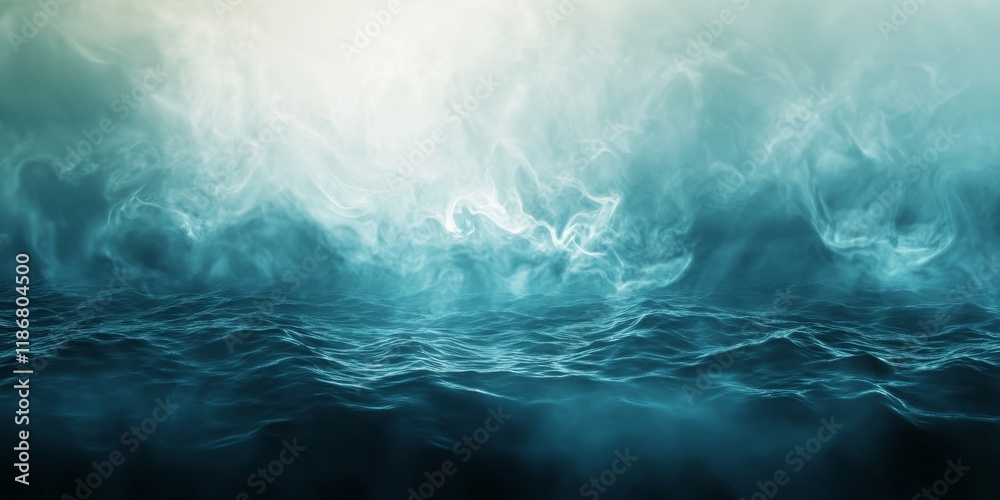 Poster abstract water background featuring a subtle vignette effect, creating a captivating atmosphere that