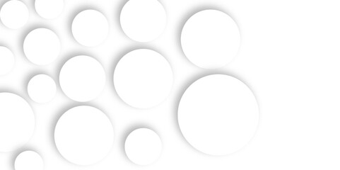 White geometric abstract background overlap layer on bright space with lines effect decoration. Minimalist banner background. Circle effect style geometric. modern design stripes. round shape, Eps 10.