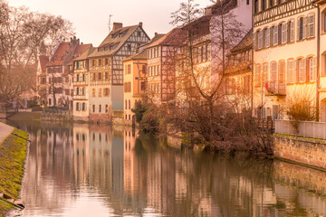 The Petite France district in Strasbourg, Alsace, France