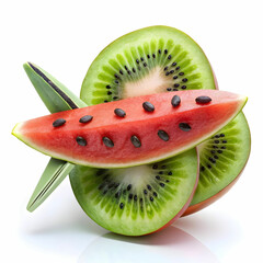 a-watermelon-shaped-airplane--with-kiwi-slices-as-