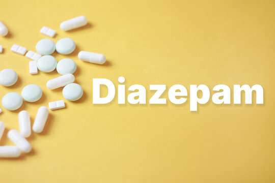 Diazepam text title drugs tablets medications for nervous system