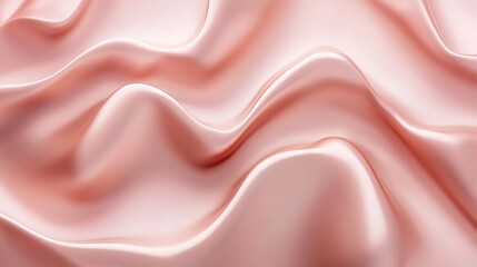 Obraz premium Soft Rose Draped Silk Fabric Texture Background