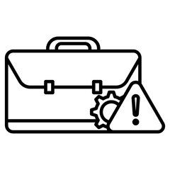 Risk management icon