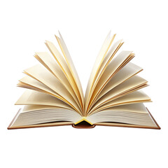 Fototapeta premium Open book illustration isolated on transparent background 