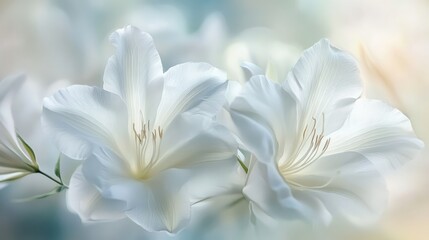 Fototapeta premium Graceful Cherry Tree in Full Bloom: A Stunning Springtime Display