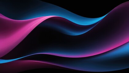 Obraz premium Abstract dark background with purple lines generative AI 5