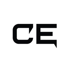 CE logo initials in vector format designed for various businesses providing a sleek professional and modern look suitable for branding corporate identity and marketing purposes.