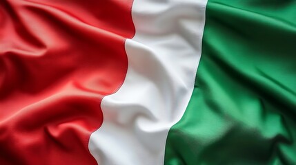 Obraz premium Italian National Flag Waving with Elegance and Pride in the Wind : Generative AI