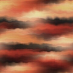 Earth strata blurry seamless pattern. Grunge ombre melange wallpaper for tie dye earthy abstract endless background. 