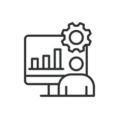 Administration Pack icon in line design. Administration, management, office, organization, workflow, tasks, business on white background vector. Administration Pack editable stroke icon