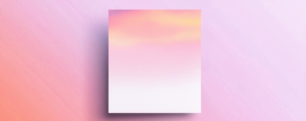 Obraz premium A soft, pastel gradient artwork featuring pink and orange hues blending seamlessly into a light background, evoking calm and creativity.