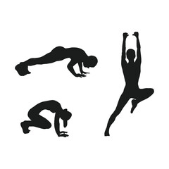 Fitness icon and illustration