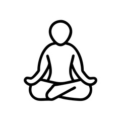 Person Meditating Icon