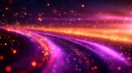 Obraz premium Artistic visualization of a quantum computer, with qubits floating in a matrix of light and energy, symbolizing the next generation of data processing power