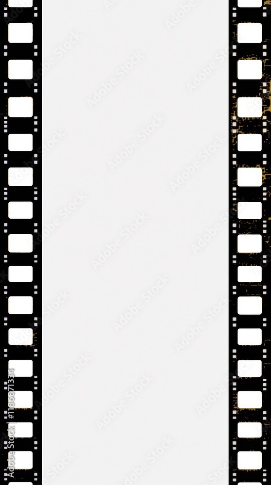 Aufkleber blank film strip frame adding own photos text nostalgic vintage feel