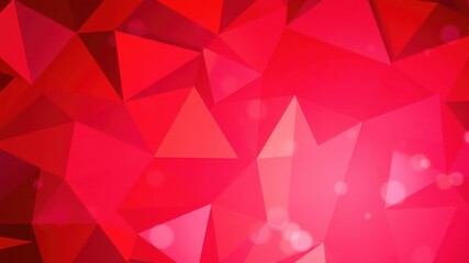Obraz premium Abstract Crimson Geometric Background with Soft Focus Bokeh Effect