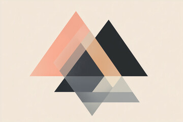 Unique abstract logo design showcasing geometric shapes for modern architecture firms and innovative building projects