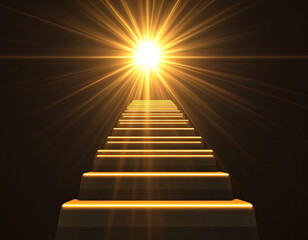 Golden Stairway to Light