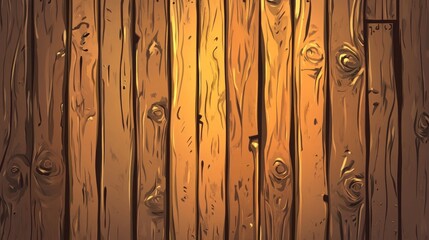 Vertical brown wooden planks background texture.