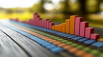 Conceptual image of data visualization, featuring dynamic charts, graphs, and colorful patterns, symbolizing how data can be transformed into actionable insights through visualization tools
