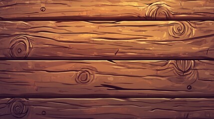 Rustic brown wooden planks background texture.