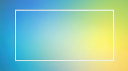 Obraz premium Abstract blurred gradient background with white frame.
