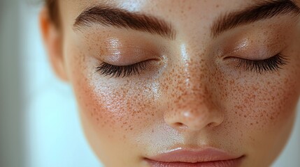 A close-up shot of a clients smooth skin after a massage treatment, focus on results, aftercare shot