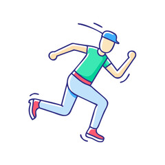 street dance moves vector icon, dance day vector illustration - simple illustration of street dance moves perfect for logos, and dance day-themed designs.