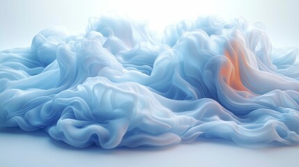 Obraz premium Background featuring a smooth, textured sheet of white paper with slight crinkles, ideal for adding subtle visual texture to digital art, invitations, or minimalist branding projects.